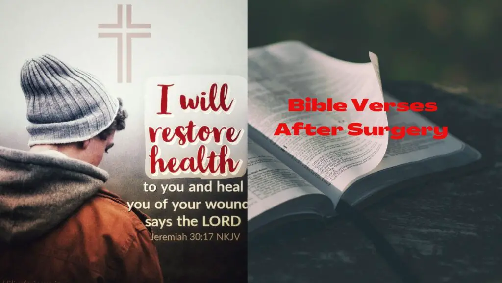 Bible verses after surgery