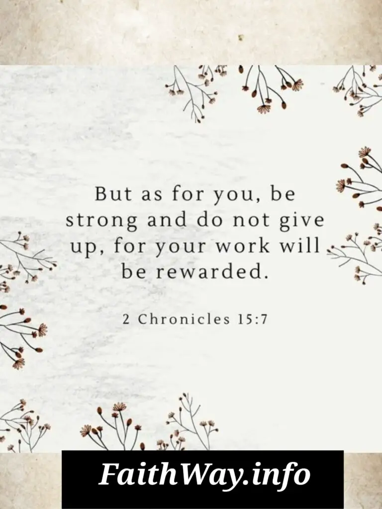 2 chronicles 15:7