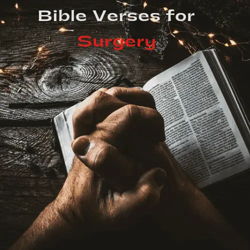 Bible verses for surgery
