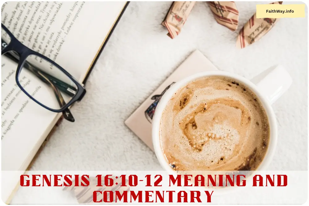 Genesis 16-10-12 Meaning and Commentary