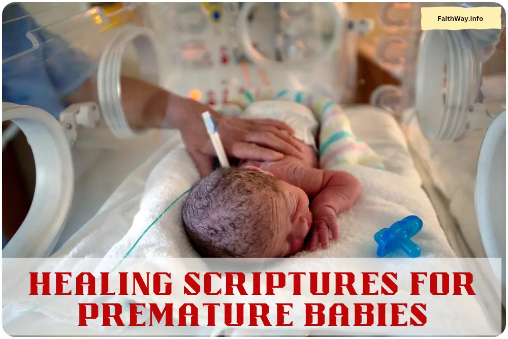 Here are 9 bible verses to pray over your premature baby, bringing comfort, peace, and healing.
