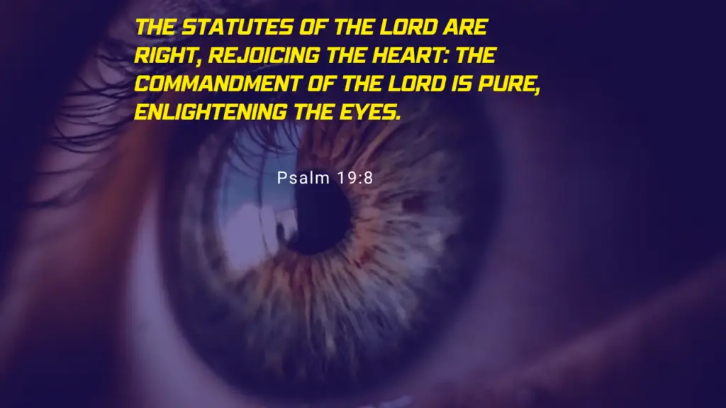 Healing Scriptures for eyesight 5