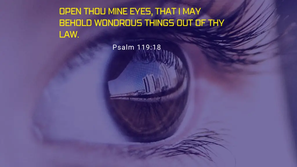 Healing Scriptures for eyes