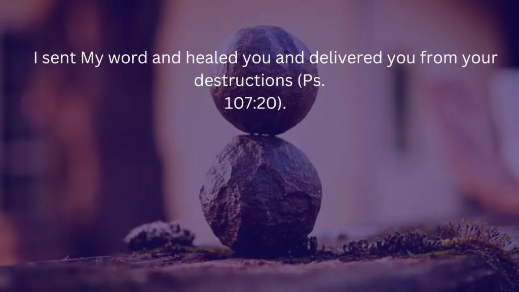 Healing Scriptures 34